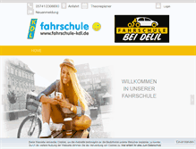 Tablet Screenshot of kdl-fahrschule.de